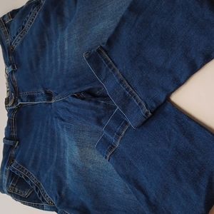 One 5 One denim cropped jeans plus size 16/33 women's v on bottom of legs